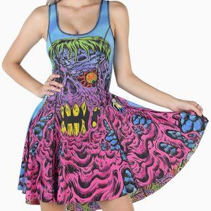 Black Milk RICK AND MORTY MONSTER INSIDE OUT DRESS